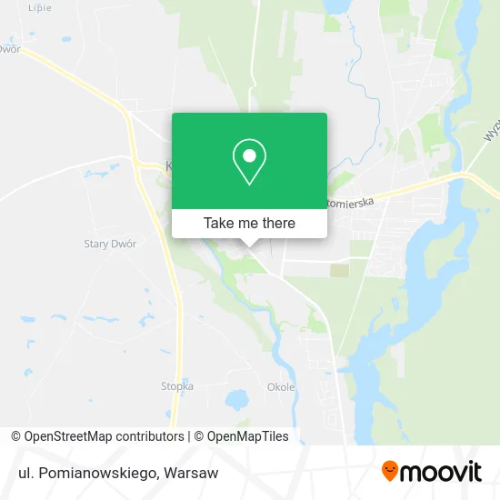 Карта ul. Pomianowskiego