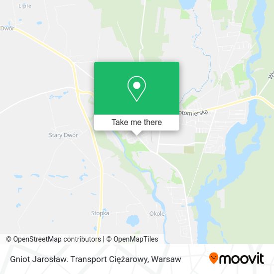 Gniot Jarosław. Transport Ciężarowy map