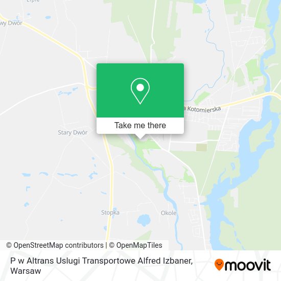 P w Altrans Uslugi Transportowe Alfred Izbaner map