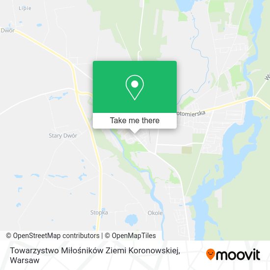 Towarzystwo Miłośników Ziemi Koronowskiej map