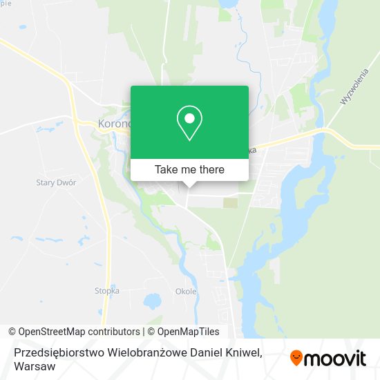 Przedsiębiorstwo Wielobranżowe Daniel Kniwel map