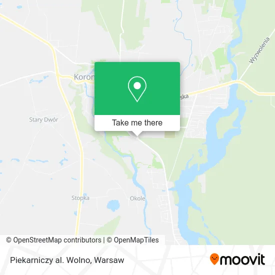 Карта Piekarniczy al. Wolno