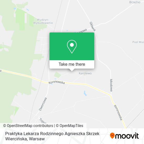 Praktyka Lekarza Rodzinnego Agnieszka Skrzek Wiercińska map