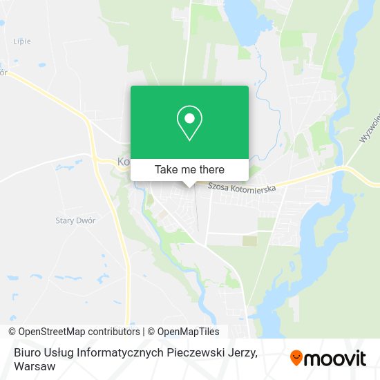 Biuro Usług Informatycznych Pieczewski Jerzy map