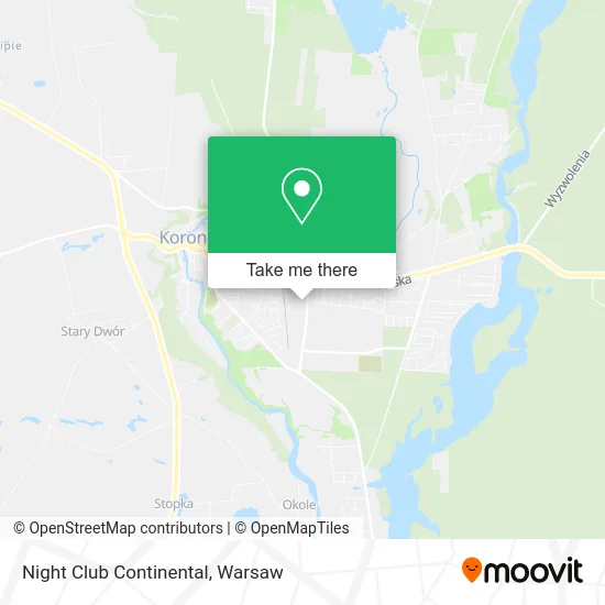 Night Club Continental map