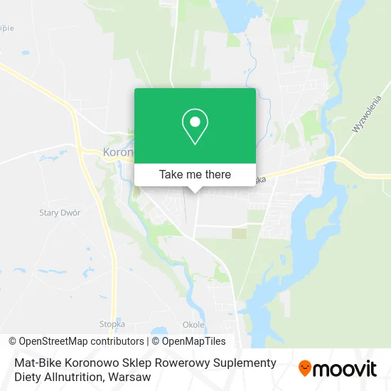 Mat-Bike Koronowo Sklep Rowerowy Suplementy Diety Allnutrition map