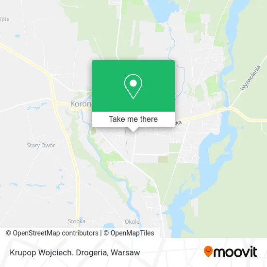 Krupop Wojciech. Drogeria map