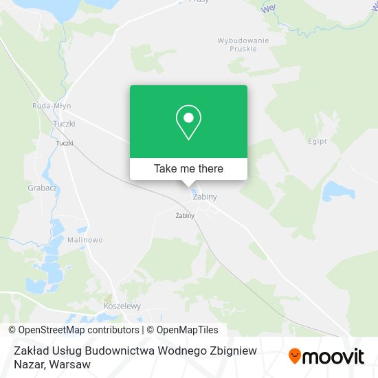 Zakład Usług Budownictwa Wodnego Zbigniew Nazar map