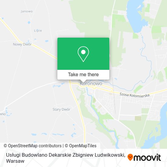 Usługi Budowlano Dekarskie Zbigniew Ludwikowski map