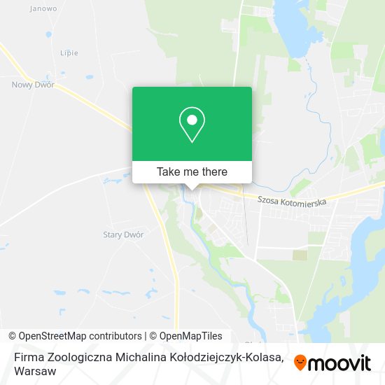 Firma Zoologiczna Michalina Kołodziejczyk-Kolasa map