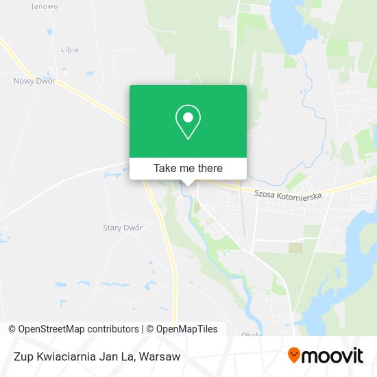 Zup Kwiaciarnia Jan La map