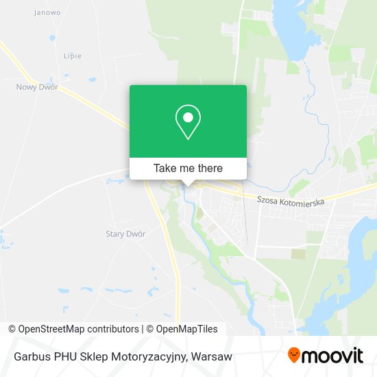 Garbus PHU Sklep Motoryzacyjny map