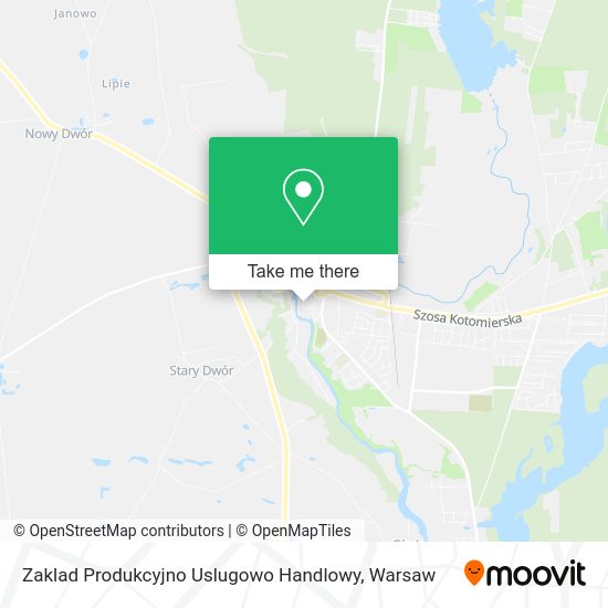 Zaklad Produkcyjno Uslugowo Handlowy map