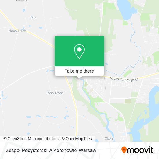 Zespół Pocysterski w Koronowie map