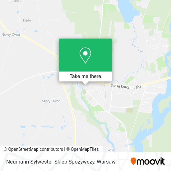 Neumann Sylwester Sklep Spożywczy map