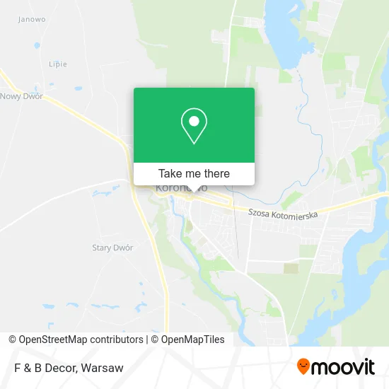 Карта F & B Decor