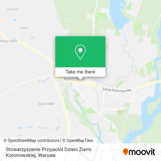 Stowarzyszenie Przyjaciół Dzieci Ziemi Koronowskiej map