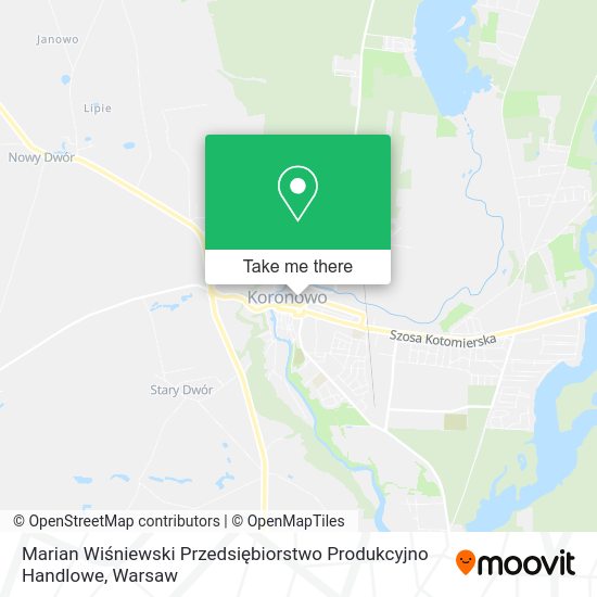 Marian Wiśniewski Przedsiębiorstwo Produkcyjno Handlowe map