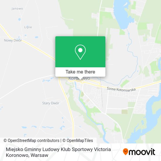 Miejsko Gminny Ludowy Klub Sportowy Victoria Koronowo map