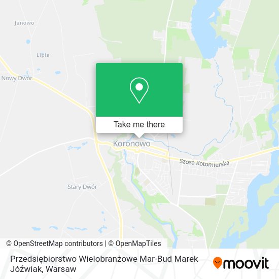 Przedsiębiorstwo Wielobranżowe Mar-Bud Marek Jóźwiak map