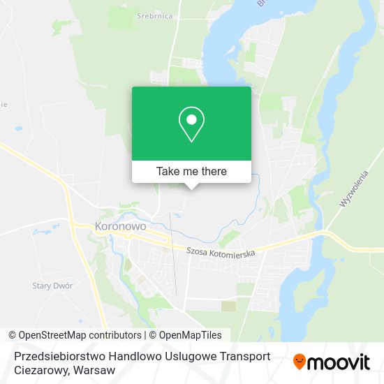 Карта Przedsiebiorstwo Handlowo Uslugowe Transport Ciezarowy