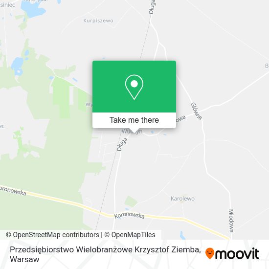 Przedsiębiorstwo Wielobranżowe Krzysztof Ziemba map