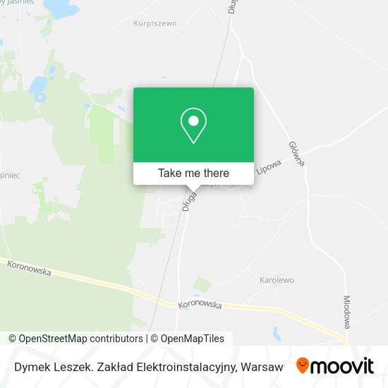 Dymek Leszek. Zakład Elektroinstalacyjny map