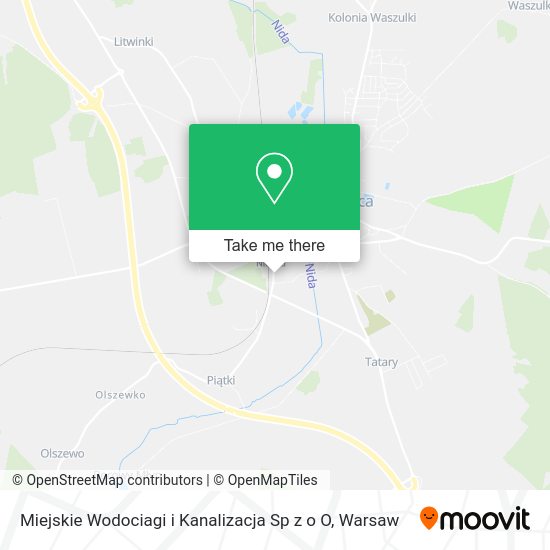 Miejskie Wodociagi i Kanalizacja Sp z o O map