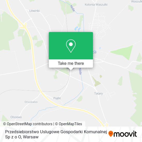 Przedsiebiorstwo Uslugowe Gospodarki Komunalnej Sp z o O map