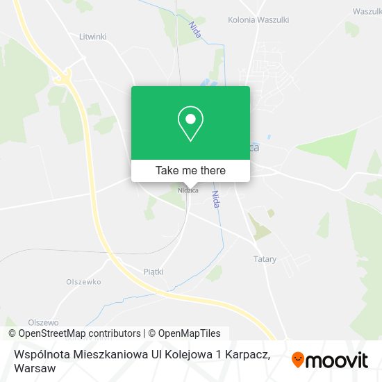 Карта Wspólnota Mieszkaniowa Ul Kolejowa 1 Karpacz