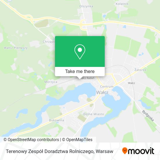 Terenowy Zespół Doradztwa Rolniczego map