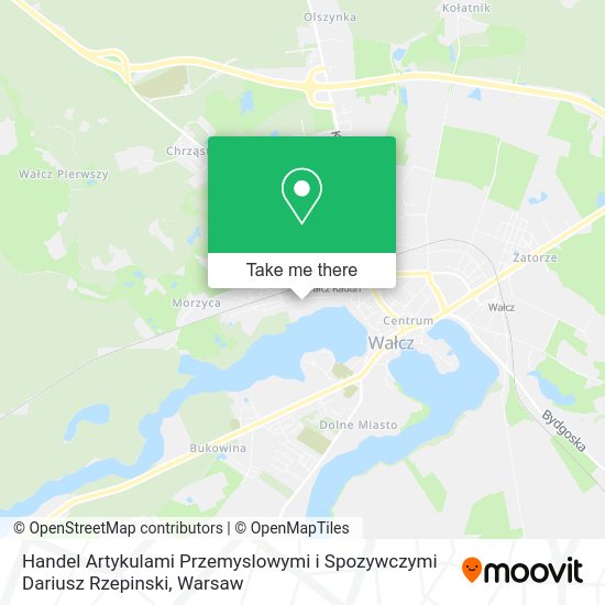 Handel Artykulami Przemyslowymi i Spozywczymi Dariusz Rzepinski map