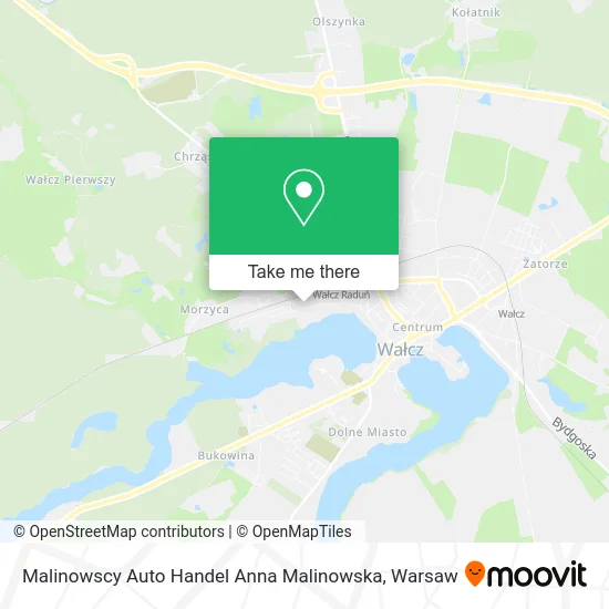 Карта Malinowscy Auto Handel Anna Malinowska