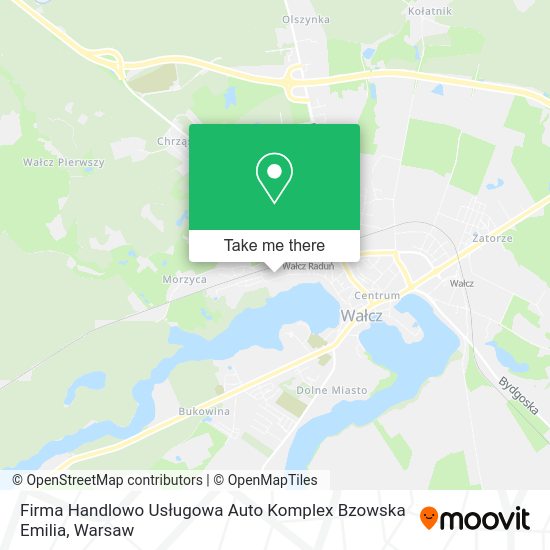 Firma Handlowo Usługowa Auto Komplex Bzowska Emilia map