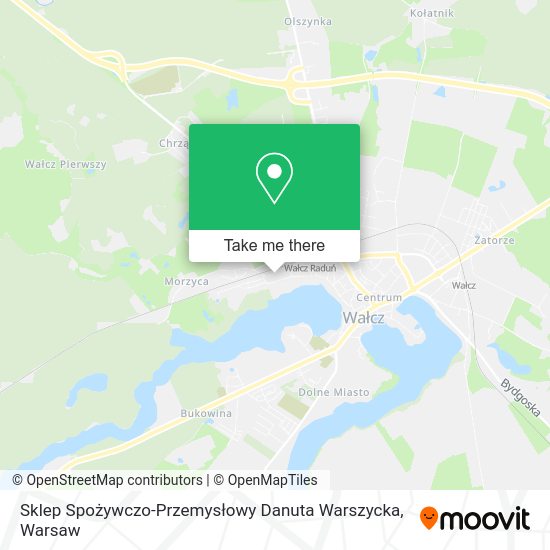 Sklep Spożywczo-Przemysłowy Danuta Warszycka map