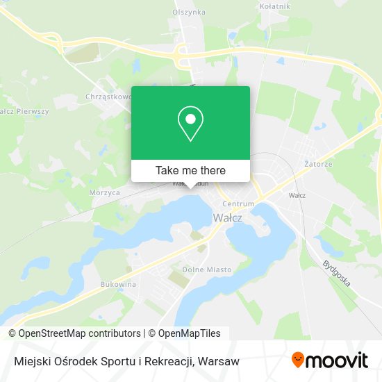 Miejski Ośrodek Sportu i Rekreacji map