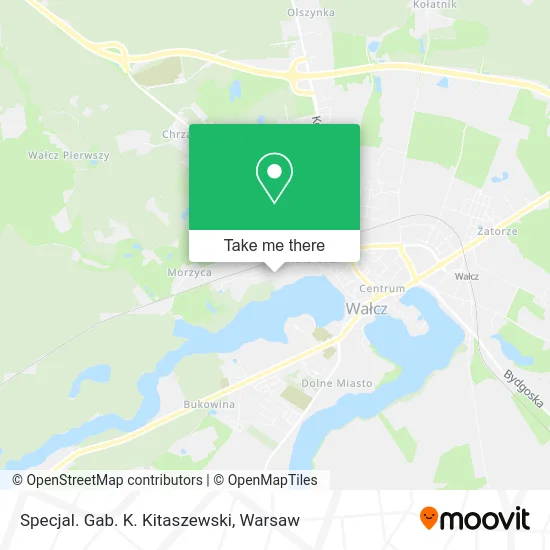 Карта Specjal. Gab. K. Kitaszewski