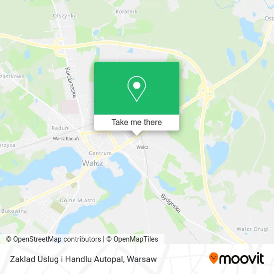 Карта Zaklad Uslug i Handlu Autopal