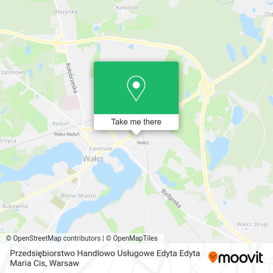 Przedsiębiorstwo Handlowo Usługowe Edyta Edyta Maria Cis map