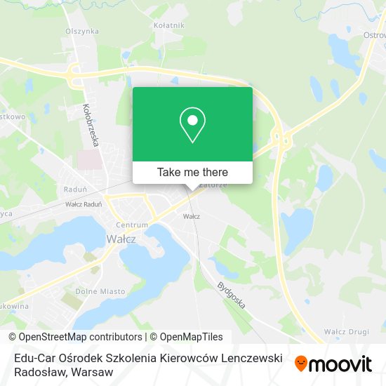 Edu-Car Ośrodek Szkolenia Kierowców Lenczewski Radosław map