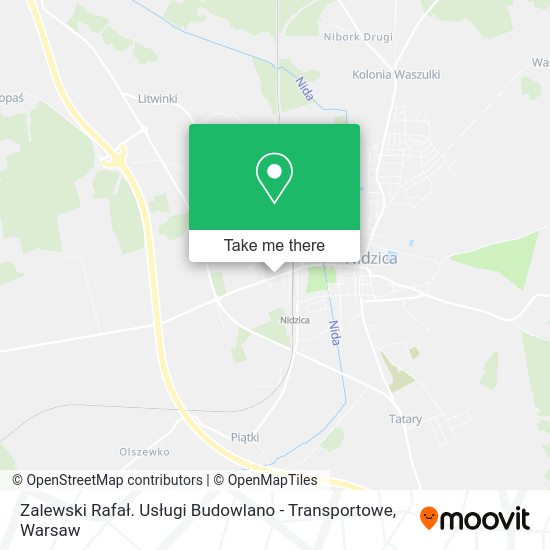 Zalewski Rafał. Usługi Budowlano - Transportowe map