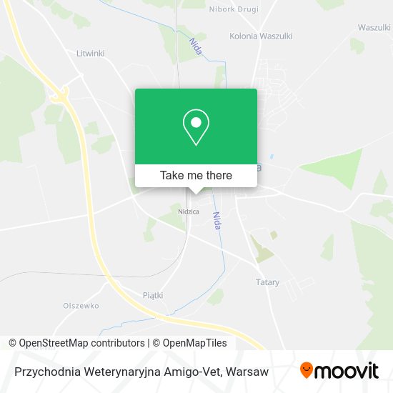 Przychodnia Weterynaryjna Amigo-Vet map