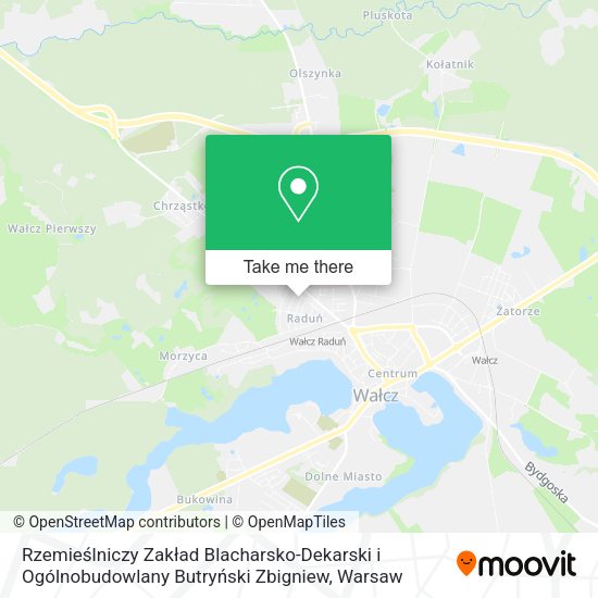 Rzemieślniczy Zakład Blacharsko-Dekarski i Ogólnobudowlany Butryński Zbigniew map