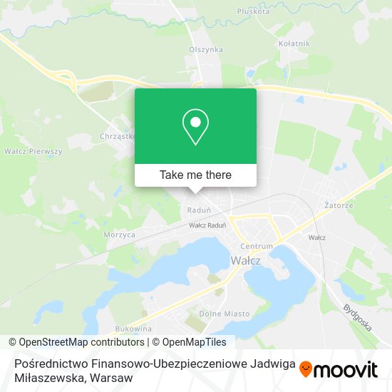 Pośrednictwo Finansowo-Ubezpieczeniowe Jadwiga Miłaszewska map