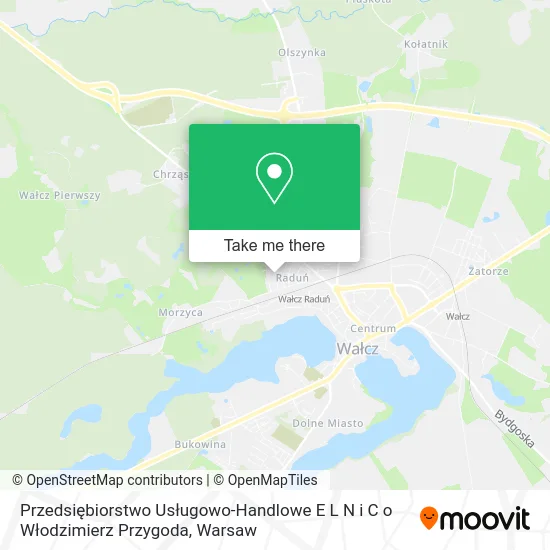 Przedsiębiorstwo Usługowo-Handlowe E L N i C o Włodzimierz Przygoda map