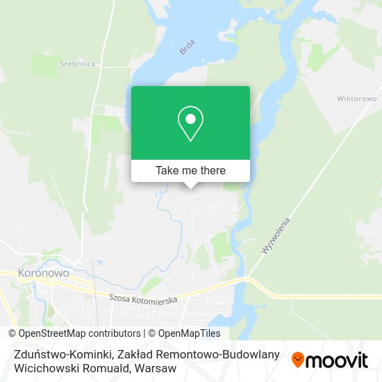 Zduństwo-Kominki, Zakład Remontowo-Budowlany Wicichowski Romuald map