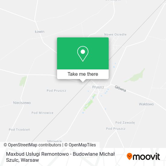 Maxbud Usługi Remontowo - Budowlane Michał Szulc map