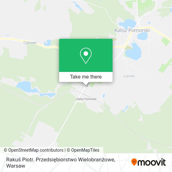 Rakuś Piotr. Przedsiębiorstwo Wielobranżowe map