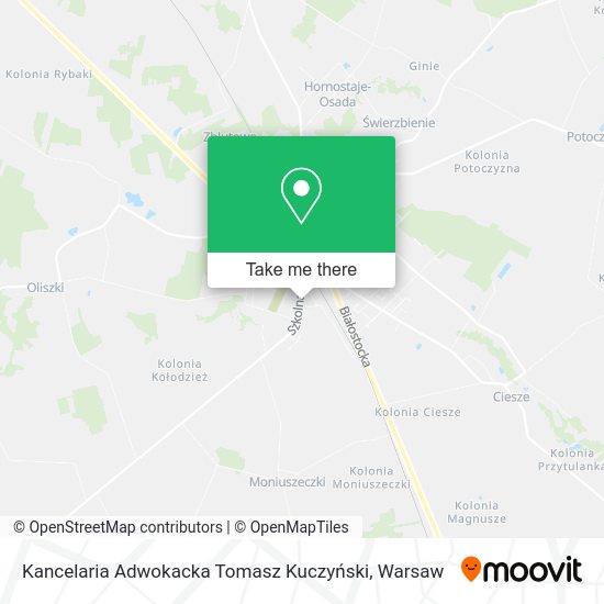 Kancelaria Adwokacka Tomasz Kuczyński map