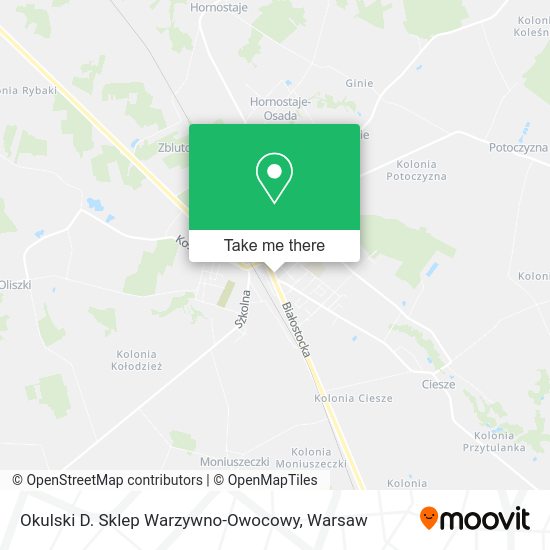 Okulski D. Sklep Warzywno-Owocowy map